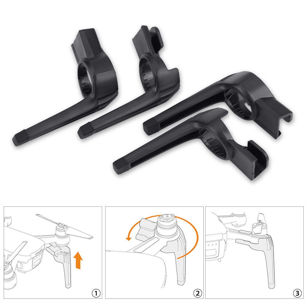 4pcs/set Quadcopter Heightened Landing Gear Landing Skid Leg Protector for DJI