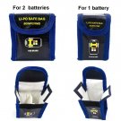 Blue Fire Resistant Lipo Battery Safety Guard Bag for DJI Spark RC Accessories
