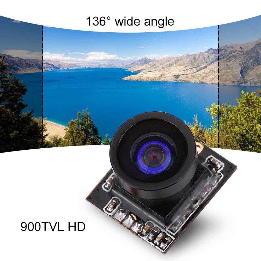 900TVL Mini FPV Camera PAL NTSC Switchable Lens for Quadcopter Drone Helicopter