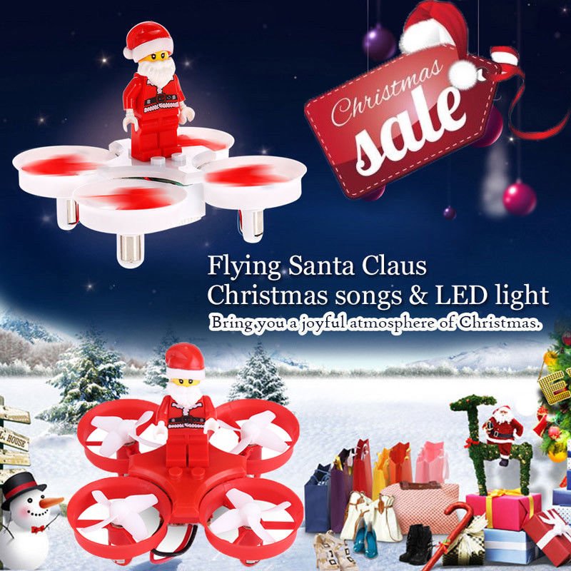 JJRC H67 Santa Claus RC Drone Quadcopter Aircraft Toy Kids Boy Girl Xmas Gift
