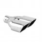 Universal Stainless Steel Car Auto Rear Dual Exhaust Pipe Tail Muffler Tip Cool