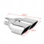 Universal Stainless Steel Car Auto Rear Dual Exhaust Pipe Tail Muffler Tip Cool