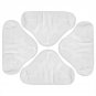 5pcs Reusable Microfiber Cloth Floor Clean Steam Mop Pads Replacement for H2O X5