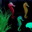 Aquarium Glow Artificial Floating Sea Horse Hippocampus Ornament Fish Tank Decor