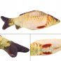 20/40CM Soft Pet Kitten Cat Fish Shape Mint Stuffed Simulation Playing Plush Toy