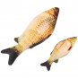 20/40CM Soft Pet Kitten Cat Fish Shape Mint Stuffed Simulation Playing Plush Toy