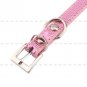 Adjustable Bling Crystal Rhinestone Bow Tie PU Leather Pet Cat Dog Neck Collar