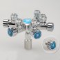 Multi Way Distributor Aquarium CO2 Splitter Needle Valve Solenoid Regulator