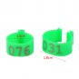100X 16MM 001-100 Numbered Plastic Poultry Chickens Ducks Goose Leg Bands Rings