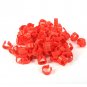 100X 16MM 001-100 Numbered Plastic Poultry Chickens Ducks Goose Leg Bands Rings