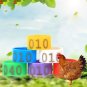 100X 16MM 001-100 Numbered Plastic Poultry Chickens Ducks Goose Leg Bands Rings