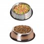Stainless Steel Non Slip Feeding Food Water Dish Bowls for Pets Dog/Cat S-XL New