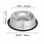 Stainless Steel Non Slip Feeding Food Water Dish Bowls for Pets Dog/Cat S-XL New