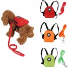 Dog Bag Pet Puppy Cat Backpack Outdoor Bag For Small Dog With Lead Leash S L