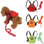 Dog Bag Pet Puppy Cat Backpack Outdoor Bag For Small Dog With Lead Leash S L