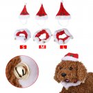 Pet Cosplay Costume Cat Dog Fancy Dress Hat Collar Puppy Christmas Party Clothes