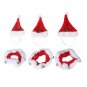 Pet Cosplay Costume Cat Dog Fancy Dress Hat Collar Puppy Christmas Party Clothes