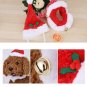 Pet Cosplay Costume Cat Dog Fancy Dress Hat Collar Puppy Christmas Party Clothes