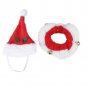 Pet Cosplay Costume Cat Dog Fancy Dress Hat Collar Puppy Christmas Party Clothes