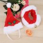 Pet Cosplay Costume Cat Dog Fancy Dress Hat Collar Puppy Christmas Party Clothes