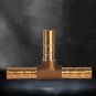 T Joiner Piece 3 WAY Solid Brass Connector Pipe Hose Reducer Air Gas Fuel Water