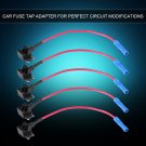 5Pcs Car Auto Circuit Fuse Tap Adapters Blade Fuses Holder Micro Mini Type HOT