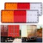 2pcs Car Tail Brake Turning Reversing Indicator 75 LEDs Lamp Light 3 Colors New