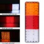 2pcs Car Tail Brake Turning Reversing Indicator 75 LEDs Lamp Light 3 Colors New
