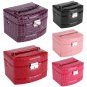 Portable 3 Layers Jewelry Necklace Ring Storage Box Case Lady Gift Home Supplies