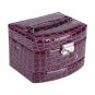 Portable 3 Layers Jewelry Necklace Ring Storage Box Case Lady Gift Home Supplies