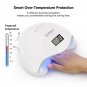 Nail Dryer 48W Lamp LED UV Polish Gel Curing Manicure & Pedicure Nail Art Timer
