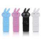 2 in 1 Portable Rabbit USB Digital MP3 Music Player HiFi Stereo with 16G U Disk