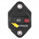 1x 40 Amp Manual Reset Circuit Breaker Switch Car Boat Fuse Holder Waterproof