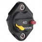 1x 40 Amp Manual Reset Circuit Breaker Switch Car Boat Fuse Holder Waterproof