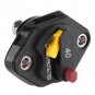 1x 40 Amp Manual Reset Circuit Breaker Switch Car Boat Fuse Holder Waterproof