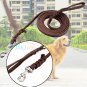 New Durable Soft Braided Leather Dog Pets Leash Lead for Training Walking Dog