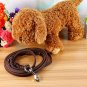 New Durable Soft Braided Leather Dog Pets Leash Lead for Training Walking Dog