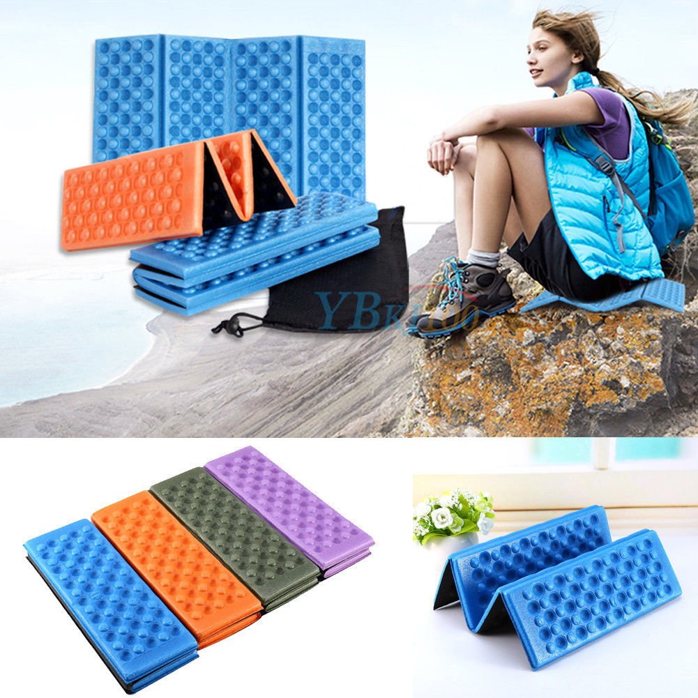 Outdoor Foldable EVA Foam Seat Pad Waterproof Garden Park Chair Cushion 4 Colors