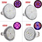 New Full Spectrum 7/12/18/28/30/48/50/80W E27 LED Plant Grow Light Indoor Flower