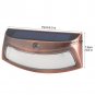 3/5/8LEDS Solar Power Waterproof Wall Light Outdoor Motion Sensor Pathway Lights