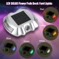 Outdoor Solar Power Waterproof 6 LED Lamp Outdoor Road Driveway Pathway Light