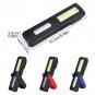 3W COB LED Work Light Lamp USB Rechargeable Magnetic Flashlight Torch with Hook