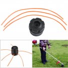 1/3/5X Plastic Line Head Double Trimmer Head Bobbin Set for Gasoline Brushcutter