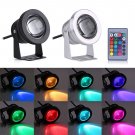 10W RGB LED Light Fountain Pool Pond Spotlight Underwater Waterproof 12V Boat