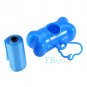 Portable Pet Dog Bone Shape Case Holder + Waste Clean Poop Pick Up Garbage Bags
