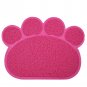 PVC Dog Cat Puppy Paw Shape Placemat Pet Dish Bowl Feeding Food Mat Wipe Clean