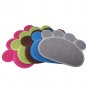 PVC Dog Cat Puppy Paw Shape Placemat Pet Dish Bowl Feeding Food Mat Wipe Clean