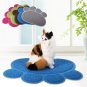 PVC Dog Cat Puppy Paw Shape Placemat Pet Dish Bowl Feeding Food Mat Wipe Clean