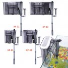220V External HangOn Waterfall Filter Fish Tank Aquarium Surface Skimmer Plastic