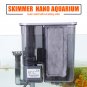 220V External HangOn Waterfall Filter Fish Tank Aquarium Surface Skimmer Plastic